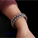 Brown Pola Lace Design Bangles